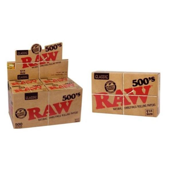 RAW 500 1 1/4 CLASSIC (20LIB/500PAPEL)