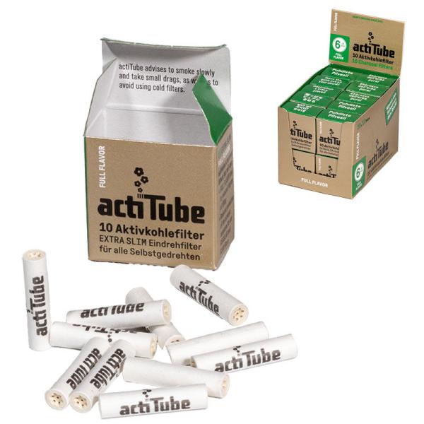 ACTITUBE FILTROS CARBON ACTIVO XTRA SLIM 6MM 20x10