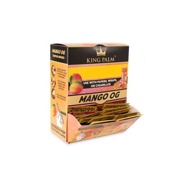 KING PALM FLAVOR TIPS MANGO OG 7MM