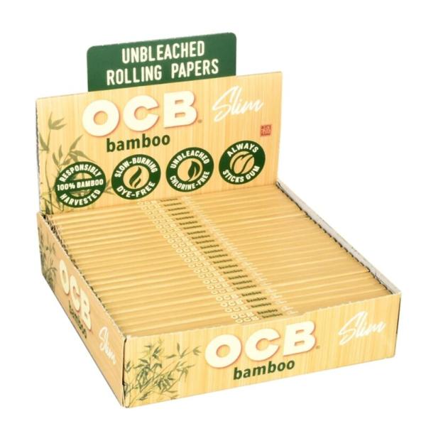 OCB BAMBOO SLIM (50 librillos/32 papeles)