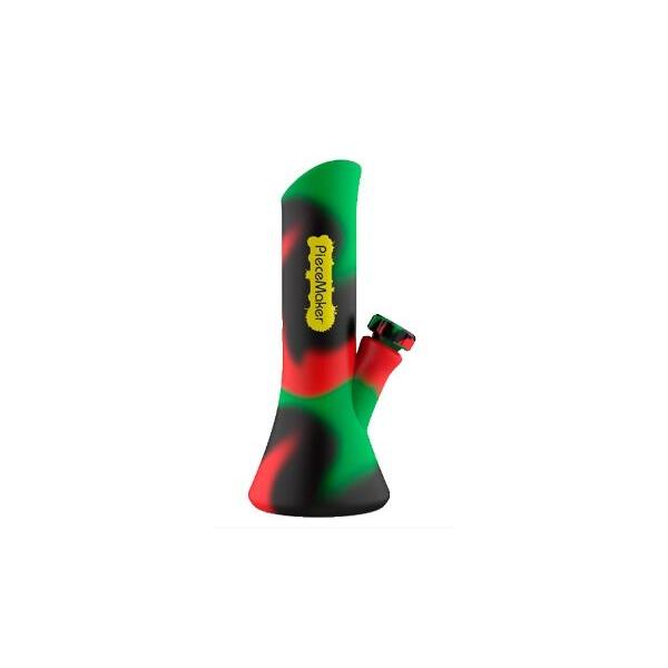 PIECEMAKER BONG KALI KWEST SWIRL (VERDE/ROJO/NEGRO) 21.5CM